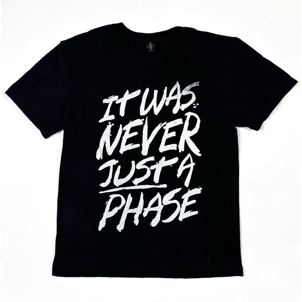 It Was Never Just A Phase T-Shirt Adult Medium Warped Band Blink 182 Katy Perry
